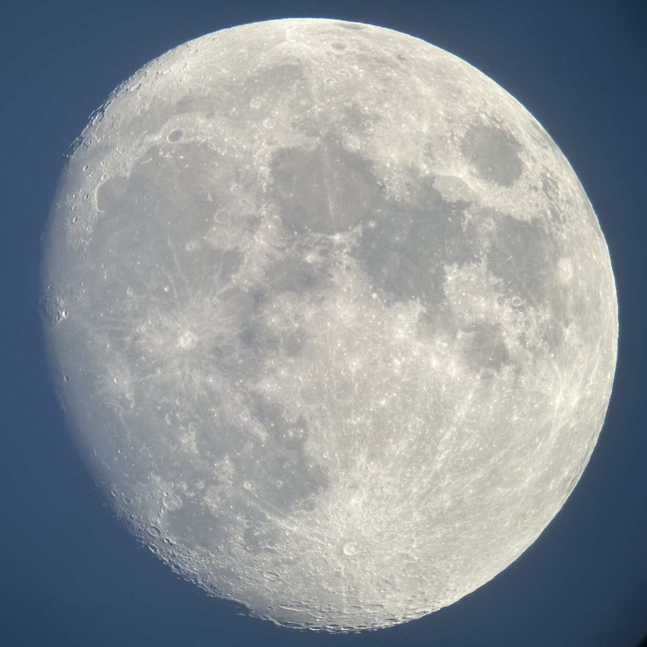 High-resolution image of the Moon